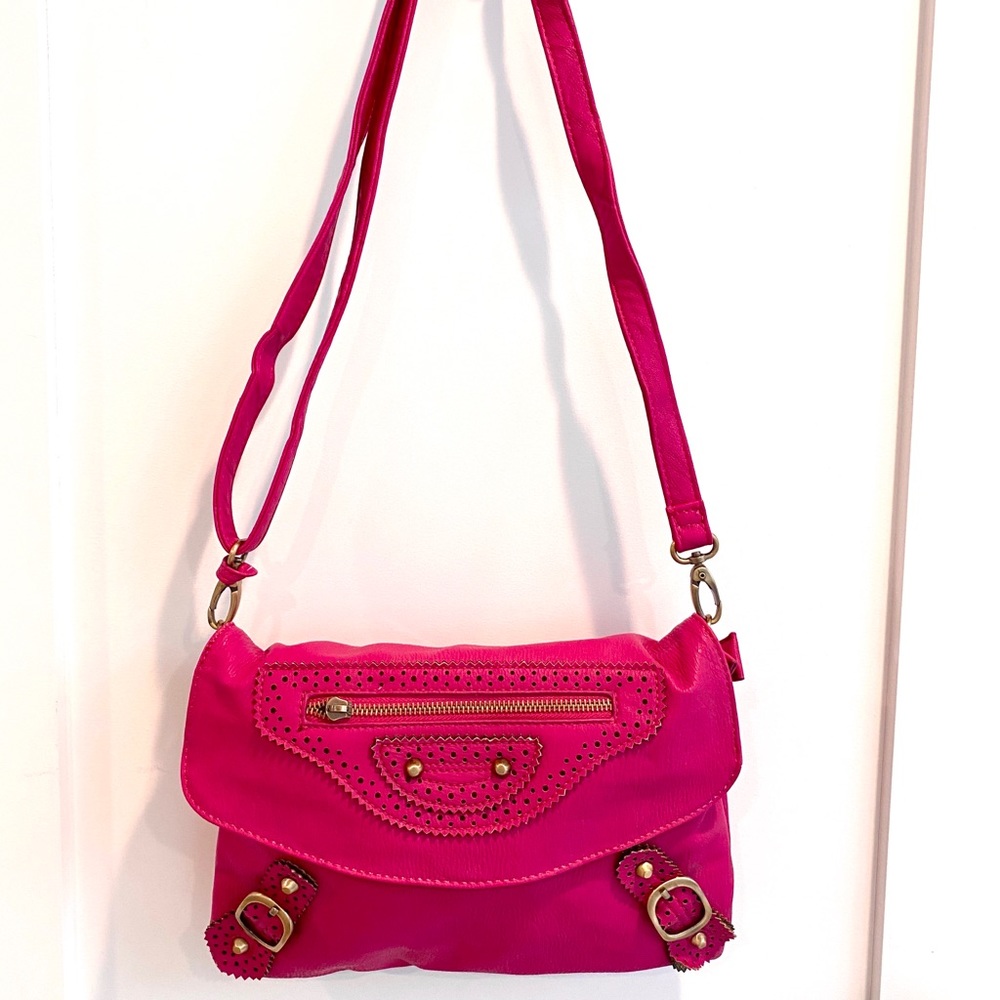 Pink Crossbody Clutch